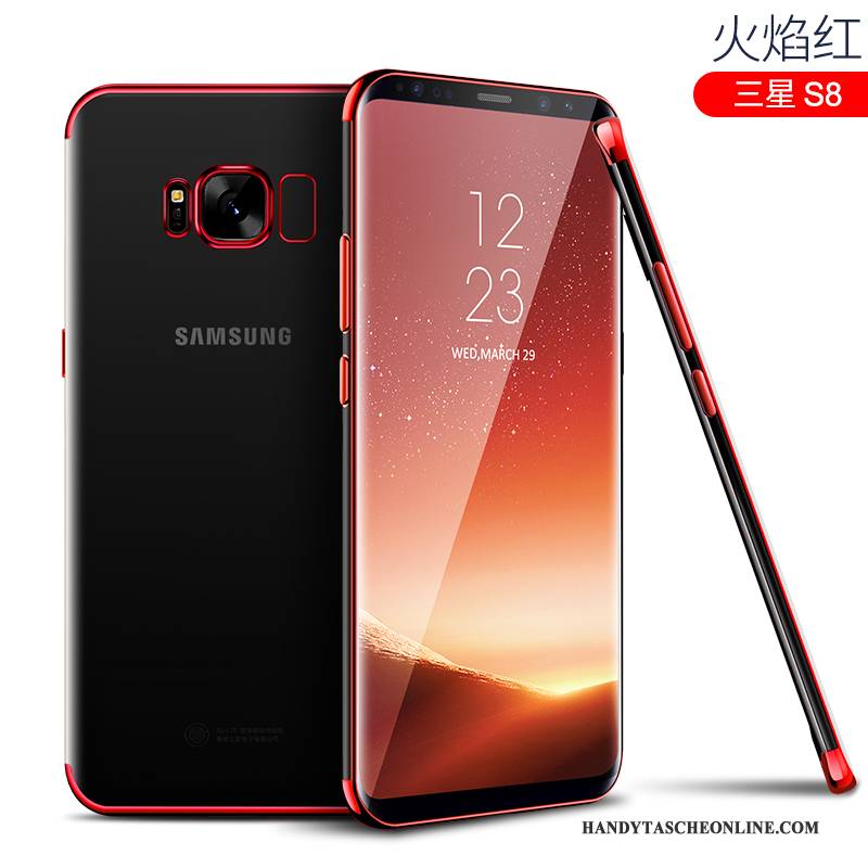 Hülle Samsung Galaxy S8 Silikon Handyhüllen Schlank, Case Samsung Galaxy S8 Taschen Anti-sturz Trend