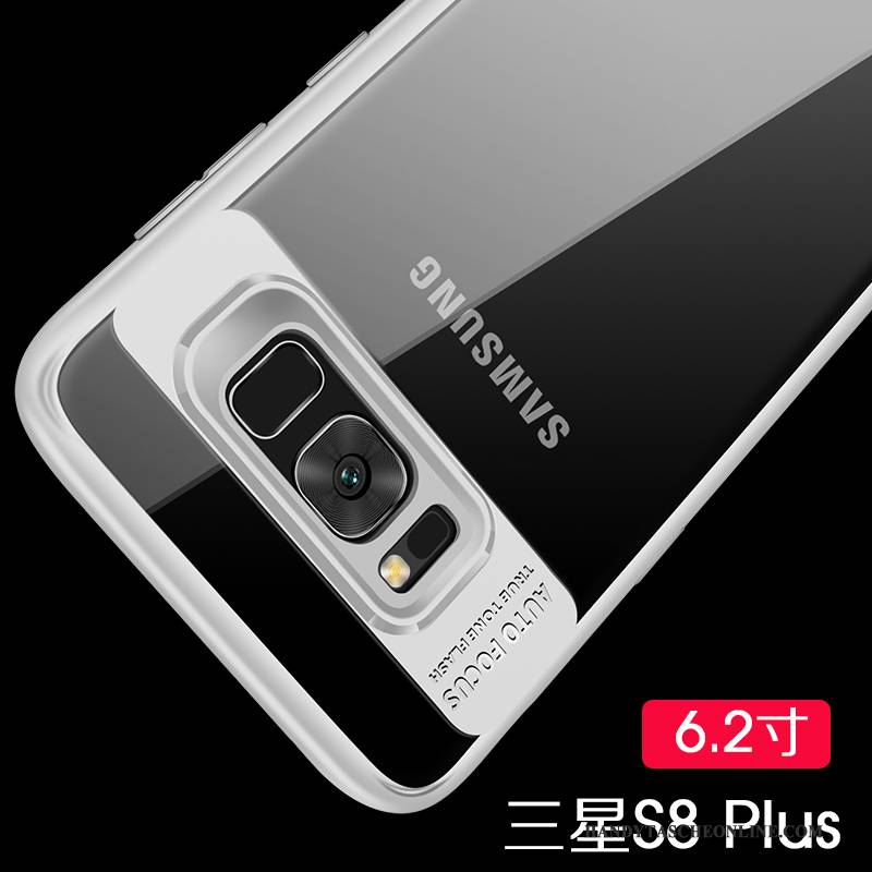 Hülle Samsung Galaxy S8+ Silikon Handyhüllen Silber, Case Samsung Galaxy S8+ Schutz Anti-sturz