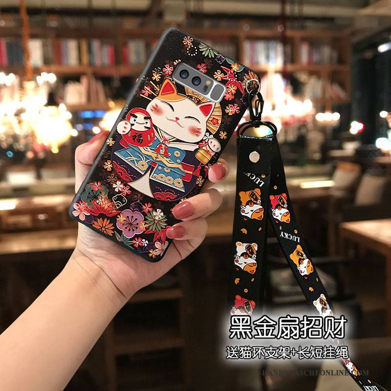 Hülle Samsung Galaxy S8+ Silikon Katzen Lang, Case Samsung Galaxy S8+ Rot Nette