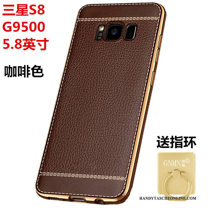 Hülle Samsung Galaxy S8 Silikon Muster Handyhüllen, Case Samsung Galaxy S8 Leder