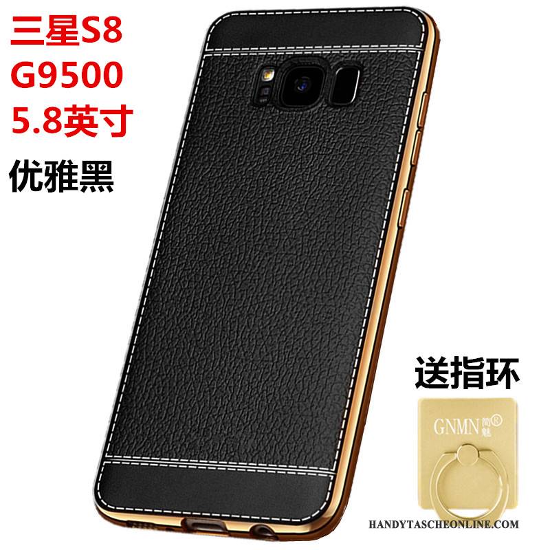 Hülle Samsung Galaxy S8 Silikon Muster Handyhüllen, Case Samsung Galaxy S8 Leder