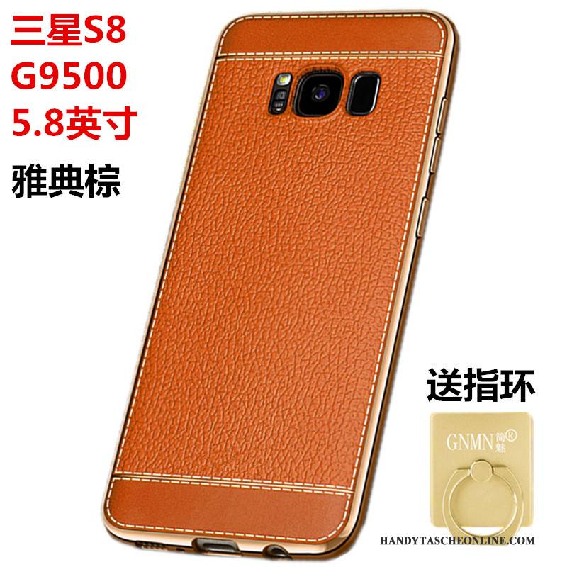 Hülle Samsung Galaxy S8 Silikon Muster Handyhüllen, Case Samsung Galaxy S8 Leder