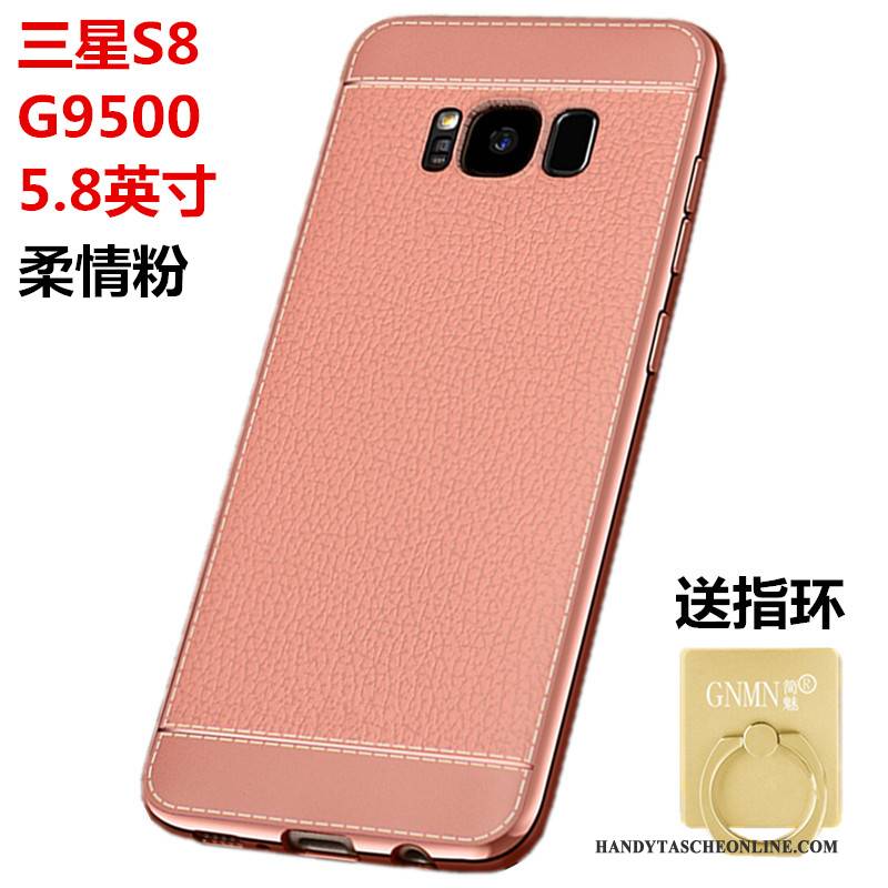 Hülle Samsung Galaxy S8 Silikon Muster Handyhüllen, Case Samsung Galaxy S8 Leder