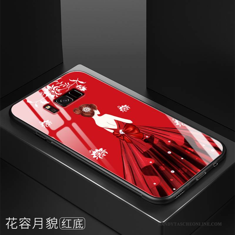 Hülle Samsung Galaxy S8+ Silikon Rot Anti-sturz, Case Samsung Galaxy S8+ Schutz Schwer Glas