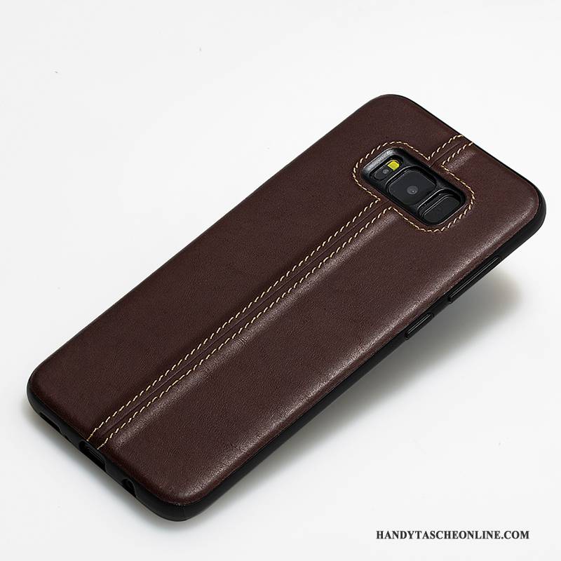 Hülle Samsung Galaxy S8+ Silikon Rot Handyhüllen, Case Samsung Galaxy S8+ Lederhülle