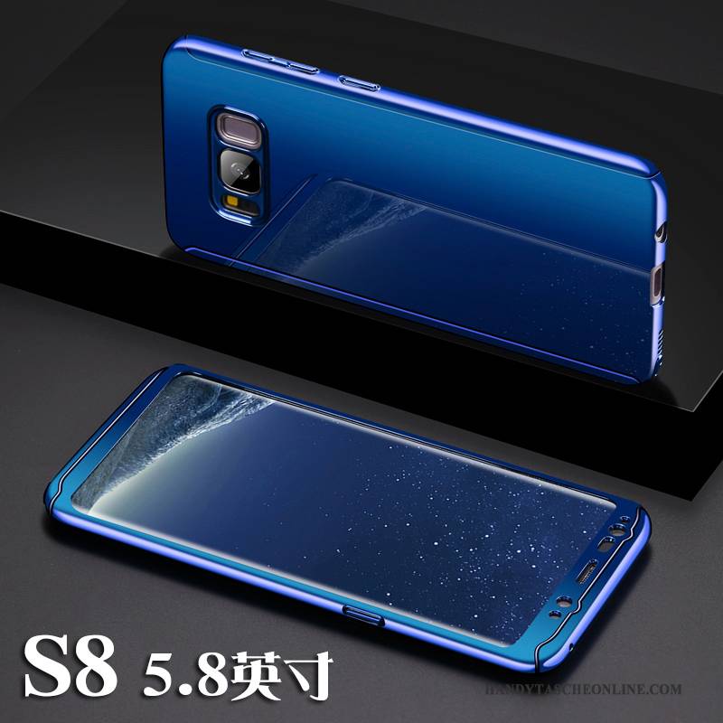 Hülle Samsung Galaxy S8 Taschen Anti-sturz Blau, Case Samsung Galaxy S8 Kreativ Handyhüllen Dünne