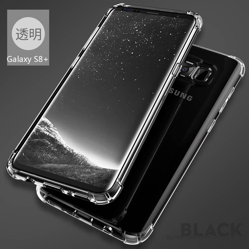 Hülle Samsung Galaxy S8+ Taschen Anti-sturz Dünne, Case Samsung Galaxy S8+ Schutz Handyhüllen Silber