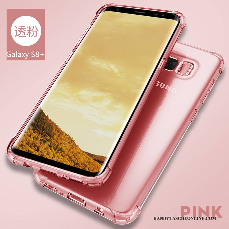 Hülle Samsung Galaxy S8+ Taschen Anti-sturz Dünne, Case Samsung Galaxy S8+ Schutz Handyhüllen Silber