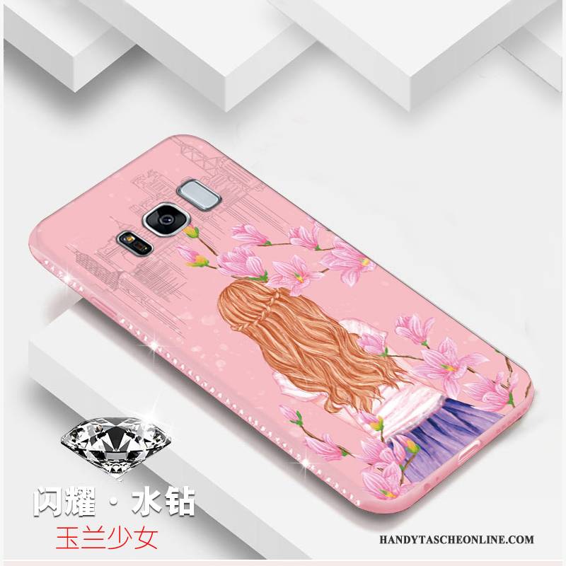 Hülle Samsung Galaxy S8 Taschen Handyhüllen Schwer, Case Samsung Galaxy S8 Schutz Rot