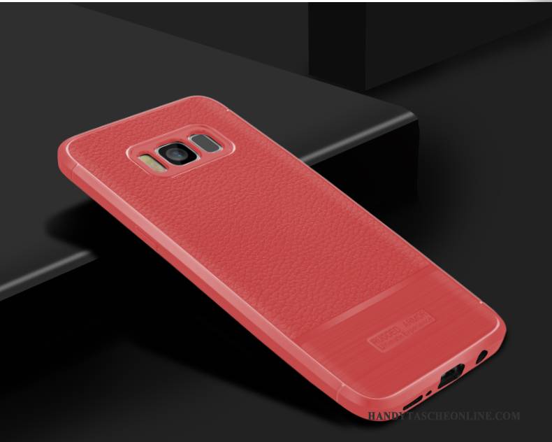 Hülle Samsung Galaxy S8+ Taschen Muster Handyhüllen, Case Samsung Galaxy S8+ Schutz Anti-sturz Schwarz