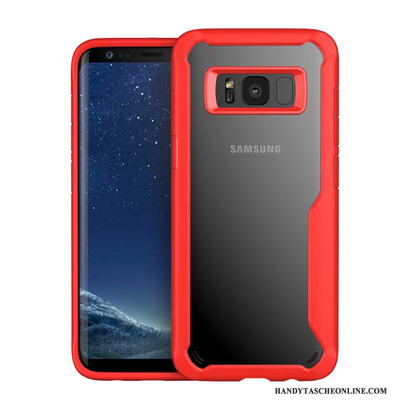 Hülle Samsung Galaxy S8 Taschen Neu Transparent, Case Samsung Galaxy S8 Silikon Schwarz Anti-sturz