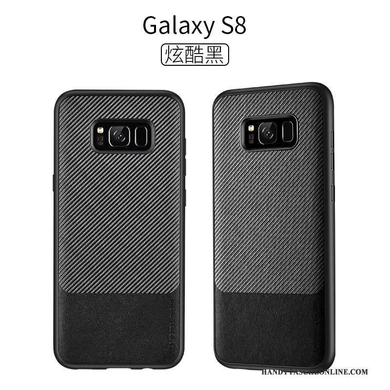 Hülle Samsung Galaxy S8 Taschen Persönlichkeit Gold, Case Samsung Galaxy S8 Kreativ Nubuck Schlank