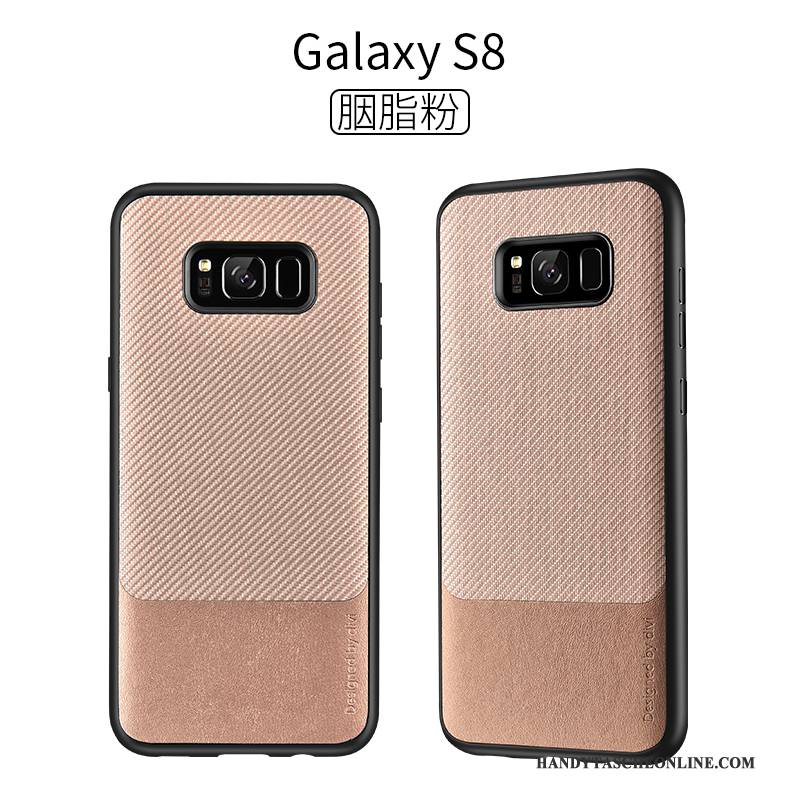 Hülle Samsung Galaxy S8 Taschen Persönlichkeit Gold, Case Samsung Galaxy S8 Kreativ Nubuck Schlank