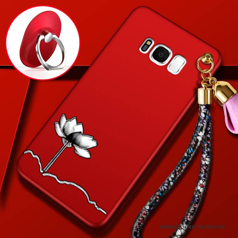 Hülle Samsung Galaxy S8+ Taschen Rot Anti-sturz, Case Samsung Galaxy S8+ Weiche Trend Handyhüllen