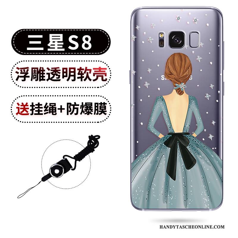 Hülle Samsung Galaxy S8+ Taschen Schön Anti-sturz, Case Samsung Galaxy S8+ Silikon Transparent Handyhüllen