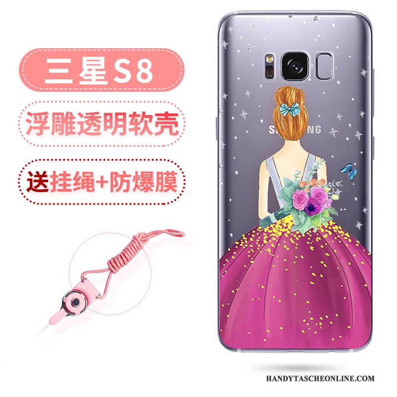 Hülle Samsung Galaxy S8+ Taschen Schön Anti-sturz, Case Samsung Galaxy S8+ Silikon Transparent Handyhüllen