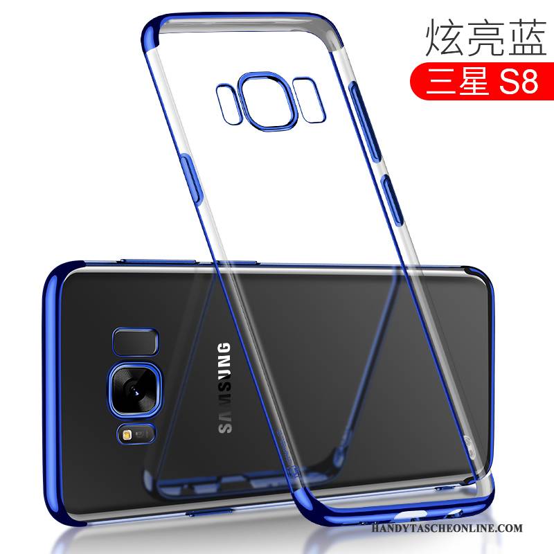 Hülle Samsung Galaxy S8 Taschen Transparent Anti-sturz, Case Samsung Galaxy S8 Silikon Handyhüllen Schlank