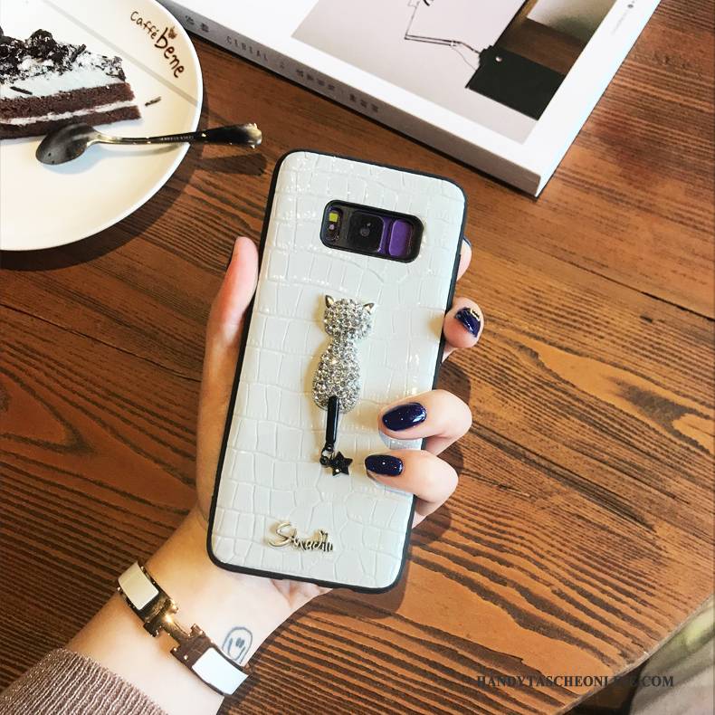 Hülle Samsung Galaxy S8 Taschen Trend Weiß, Case Samsung Galaxy S8 Kreativ Persönlichkeit Handyhüllen