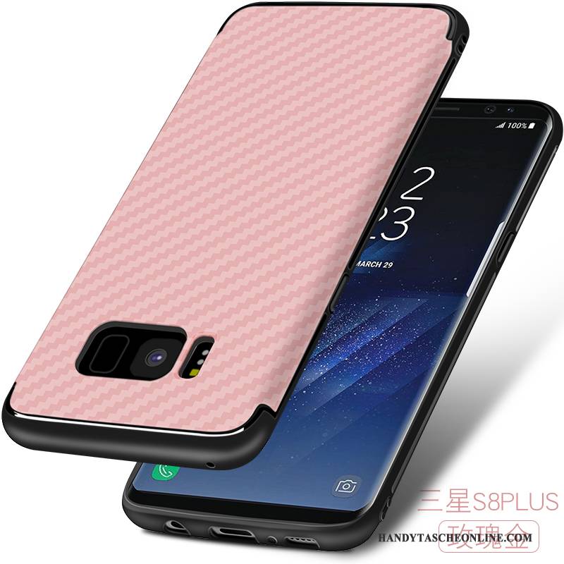 Hülle Samsung Galaxy S8+ Weiche Faser Schwer, Case Samsung Galaxy S8+ Silikon Anti-sturz Muster