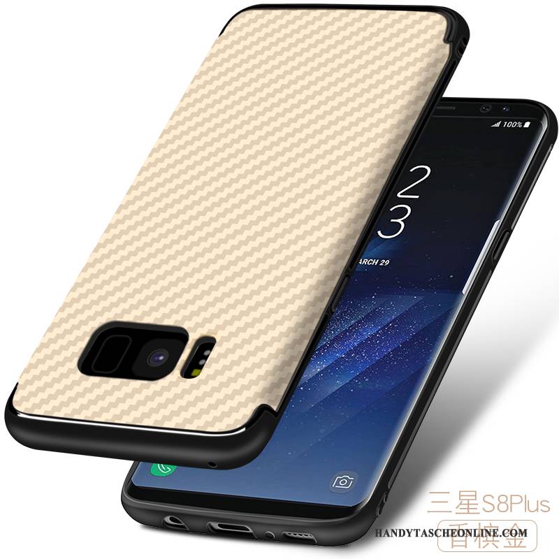 Hülle Samsung Galaxy S8+ Weiche Faser Schwer, Case Samsung Galaxy S8+ Silikon Anti-sturz Muster