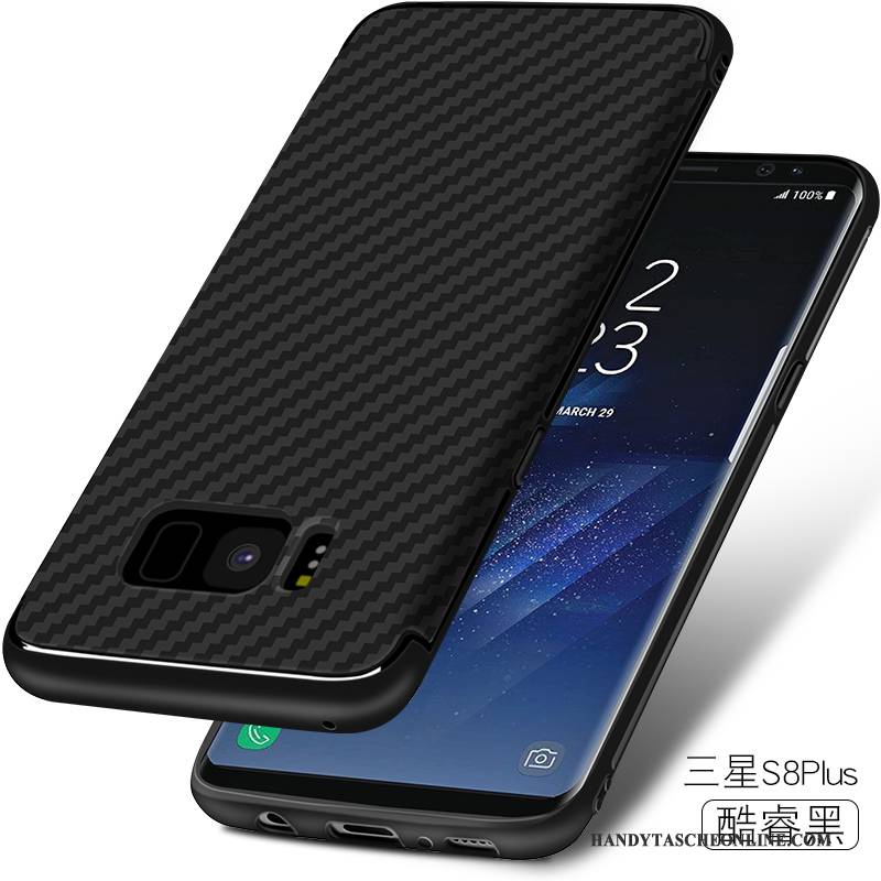 Hülle Samsung Galaxy S8+ Weiche Faser Schwer, Case Samsung Galaxy S8+ Silikon Anti-sturz Muster