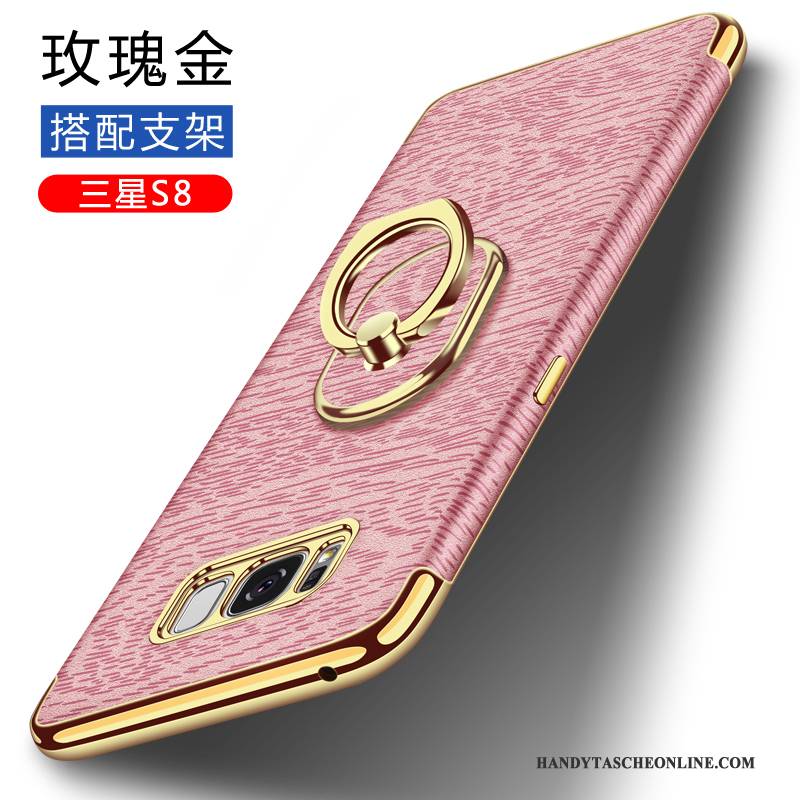 Hülle Samsung Galaxy S8 Weiche Gold Handyhüllen, Case Samsung Galaxy S8 Schutz Rosa Anti-sturz