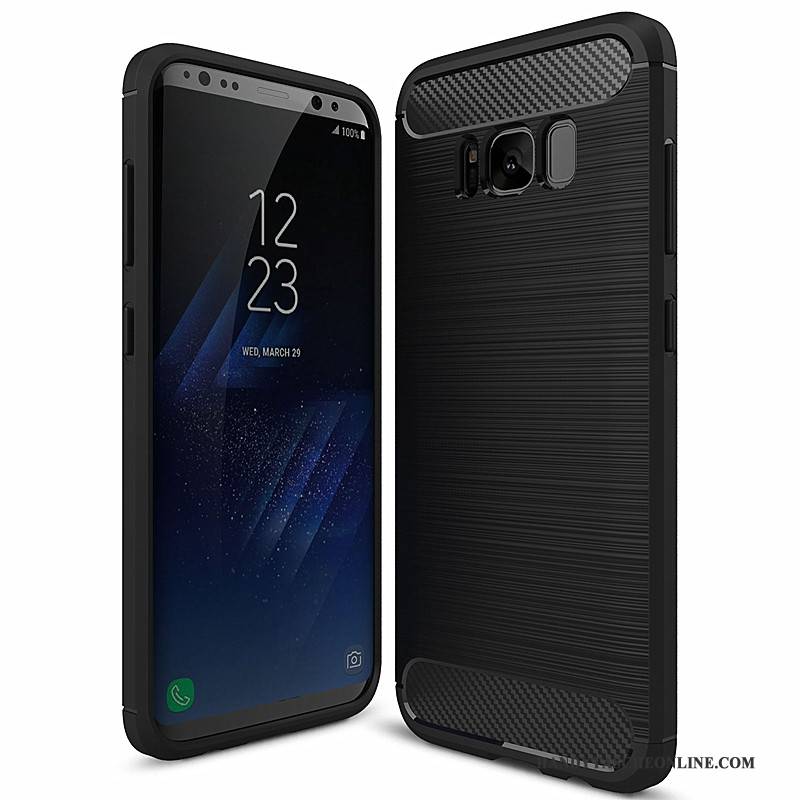 Hülle Samsung Galaxy S8+ Weiche Handyhüllen Rot, Case Samsung Galaxy S8+ Schutz Faser