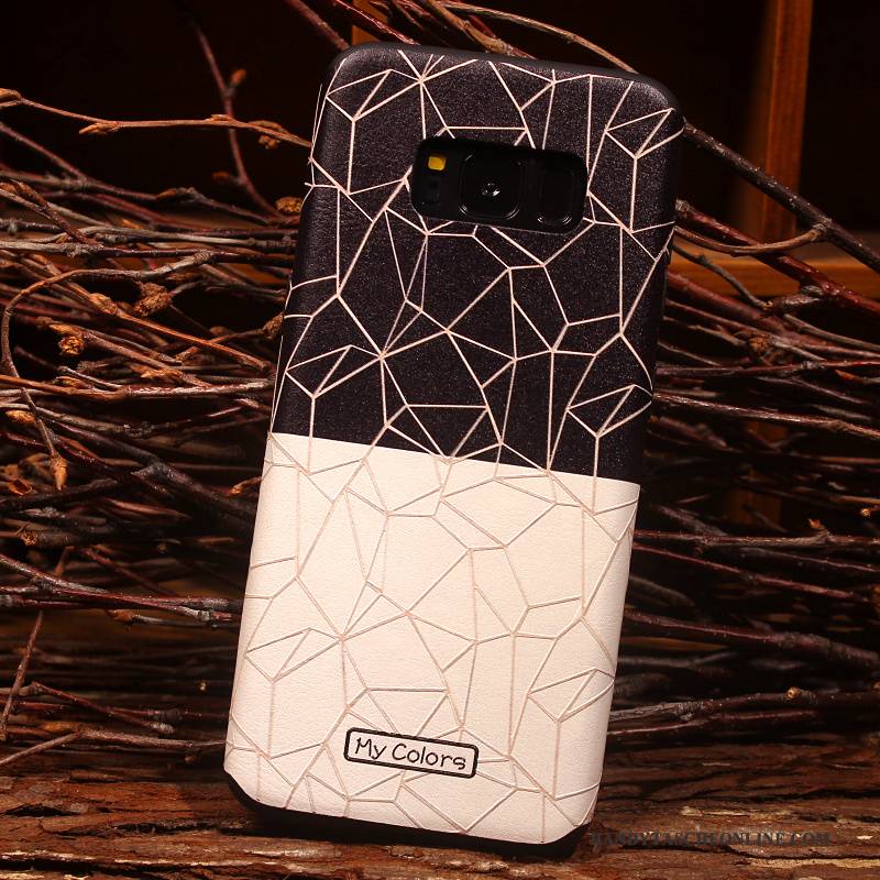 Hülle Samsung Galaxy S8+ Weiche Persönlichkeit Nubuck, Case Samsung Galaxy S8+ Prägung Anti-sturz Handyhüllen