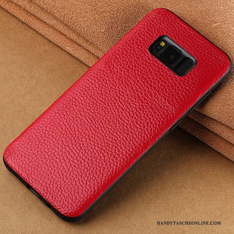 Hülle Samsung Galaxy S8+ Weiche Rot Persönlichkeit, Case Samsung Galaxy S8+ Luxus Handyhüllen Anti-sturz