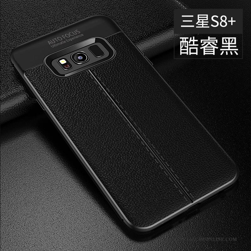 Hülle Samsung Galaxy S8+ Weiche Rot Trend, Case Samsung Galaxy S8+ Leder Handyhüllen Anti-sturz