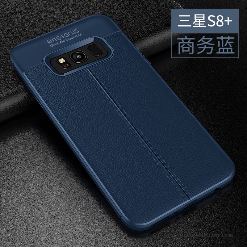 Hülle Samsung Galaxy S8+ Weiche Rot Trend, Case Samsung Galaxy S8+ Leder Handyhüllen Anti-sturz