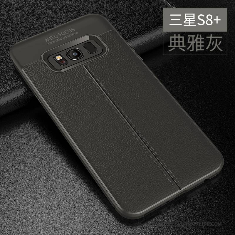 Hülle Samsung Galaxy S8+ Weiche Rot Trend, Case Samsung Galaxy S8+ Leder Handyhüllen Anti-sturz