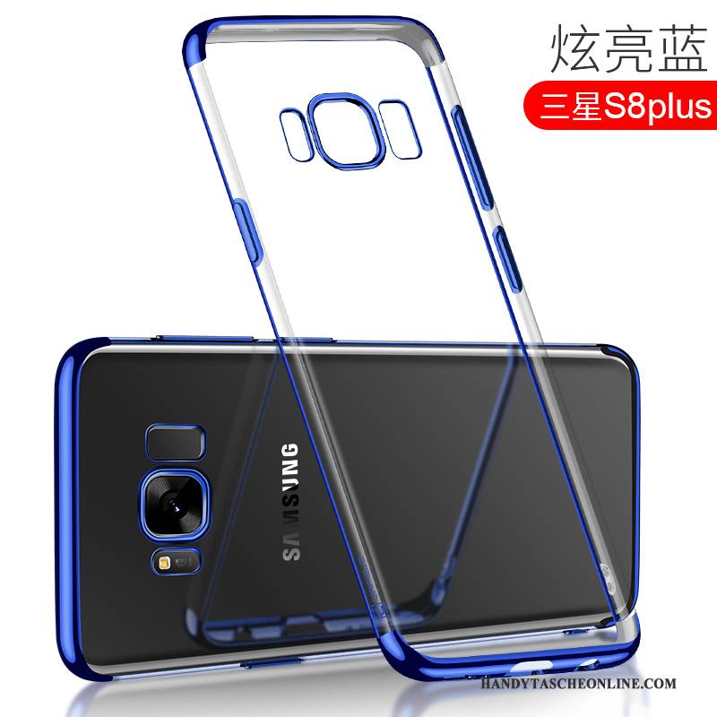 Hülle Samsung Galaxy S8+ Weiche Überzug Transparent, Case Samsung Galaxy S8+ Taschen Gold Handyhüllen