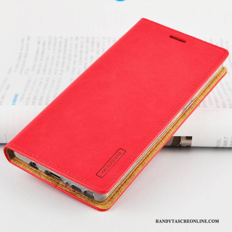 Hülle Samsung Galaxy S9 Folio Handyhüllen Grün, Case Samsung Galaxy S9 Lederhülle Schlank