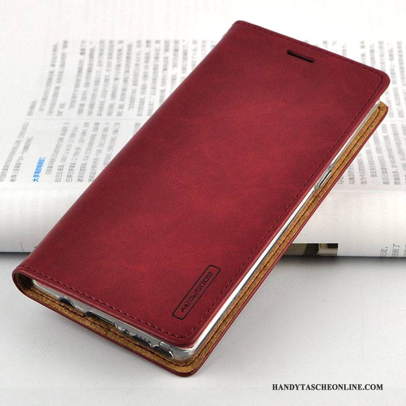 Hülle Samsung Galaxy S9 Folio Handyhüllen Grün, Case Samsung Galaxy S9 Lederhülle Schlank