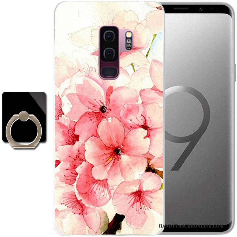 Hülle Samsung Galaxy S9 Gemalt Anti-sturz Handyhüllen, Case Samsung Galaxy S9 Schutz Grün