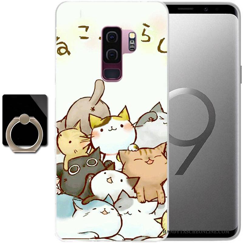 Hülle Samsung Galaxy S9 Gemalt Anti-sturz Handyhüllen, Case Samsung Galaxy S9 Schutz Grün