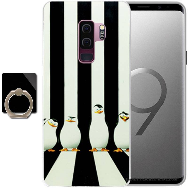 Hülle Samsung Galaxy S9 Gemalt Anti-sturz Handyhüllen, Case Samsung Galaxy S9 Schutz Grün