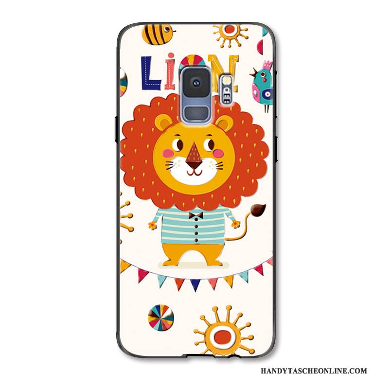 Hülle Samsung Galaxy S9 Karikatur Handyhüllen Niedliche, Case Samsung Galaxy S9 Gemalt Liebhaber Neu