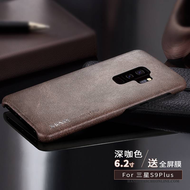 Hülle Samsung Galaxy S9+ Kreativ Anti-sturz Handyhüllen, Case Samsung Galaxy S9+ Lederhülle Schlank Trend