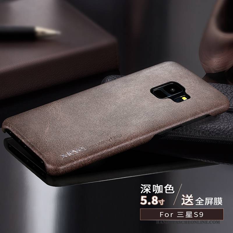 Hülle Samsung Galaxy S9 Kreativ Anti-sturz Schlank, Case Samsung Galaxy S9 Lederhülle Trend Neu