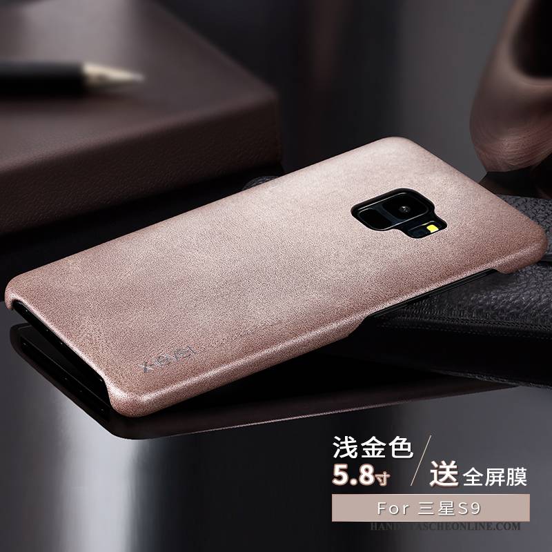 Hülle Samsung Galaxy S9 Kreativ Anti-sturz Schlank, Case Samsung Galaxy S9 Lederhülle Trend Neu