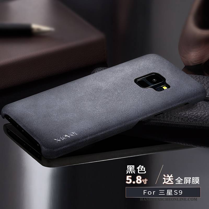 Hülle Samsung Galaxy S9 Kreativ Anti-sturz Schlank, Case Samsung Galaxy S9 Lederhülle Trend Neu