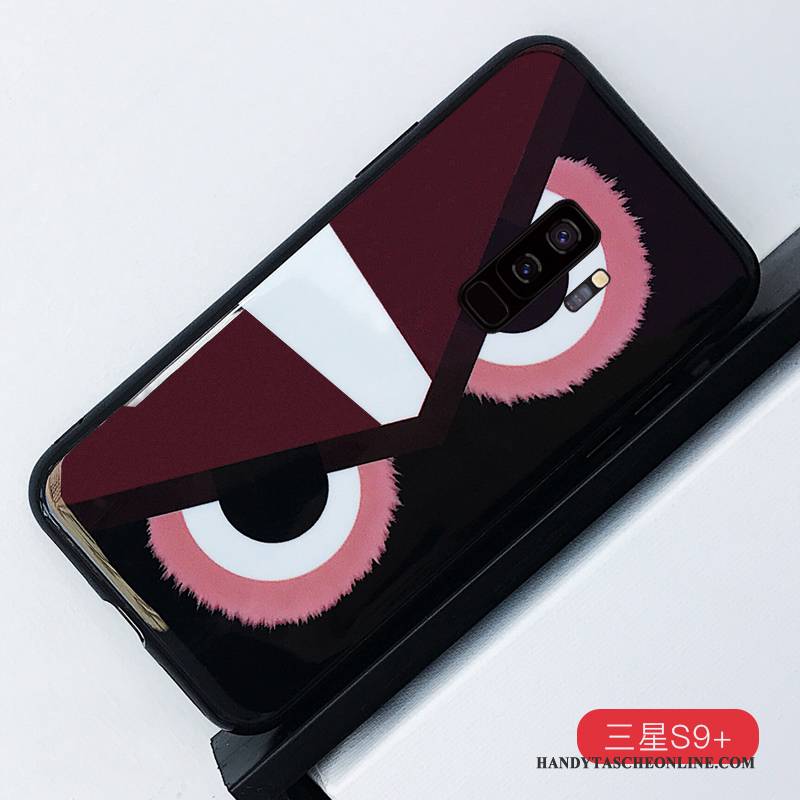 Hülle Samsung Galaxy S9+ Kreativ Dünne Handyhüllen, Case Samsung Galaxy S9+ Silikon Rot Trendmarke