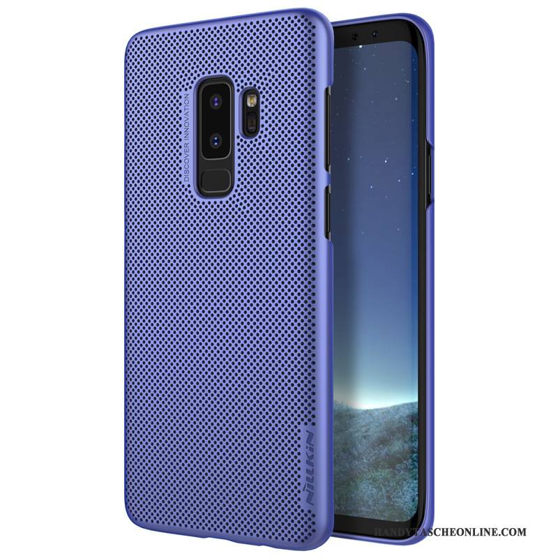 Hülle Samsung Galaxy S9 Kreativ Einfach Blau, Case Samsung Galaxy S9 Schutz Handyhüllen Gold