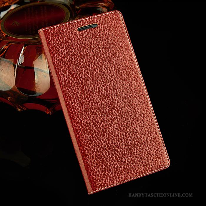 Hülle Samsung Galaxy S9 Leder Handyhüllen Rot, Case Samsung Galaxy S9 Folio Anti-sturz