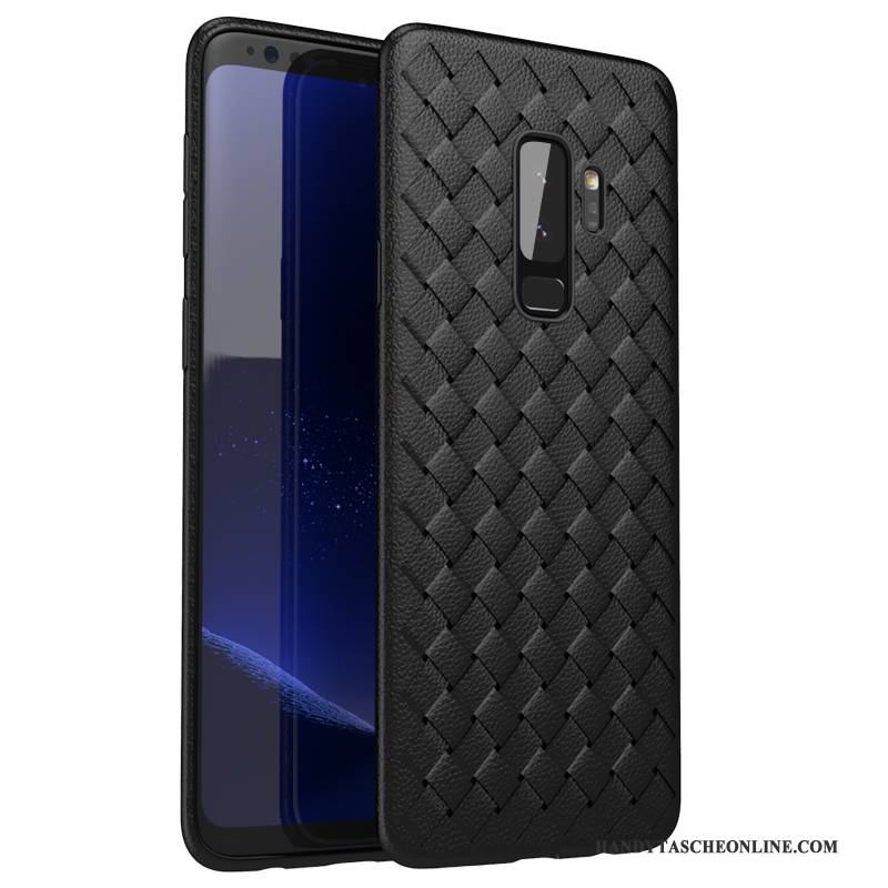 Hülle Samsung Galaxy S9+ Leder Neu Persönlichkeit, Case Samsung Galaxy S9+ Schutz Handyhüllen Anti-sturz