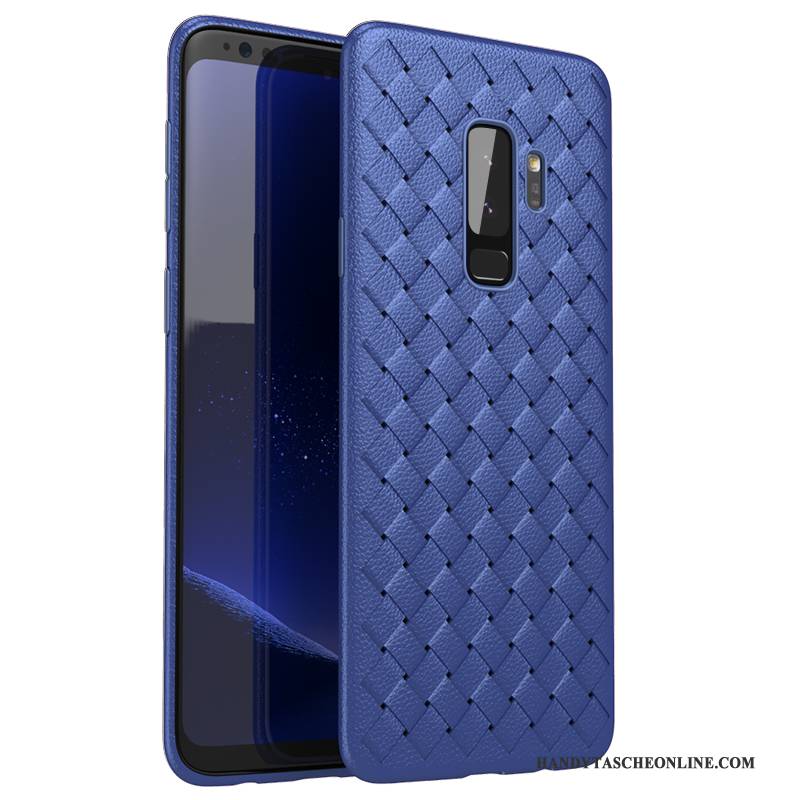 Hülle Samsung Galaxy S9+ Leder Neu Persönlichkeit, Case Samsung Galaxy S9+ Schutz Handyhüllen Anti-sturz