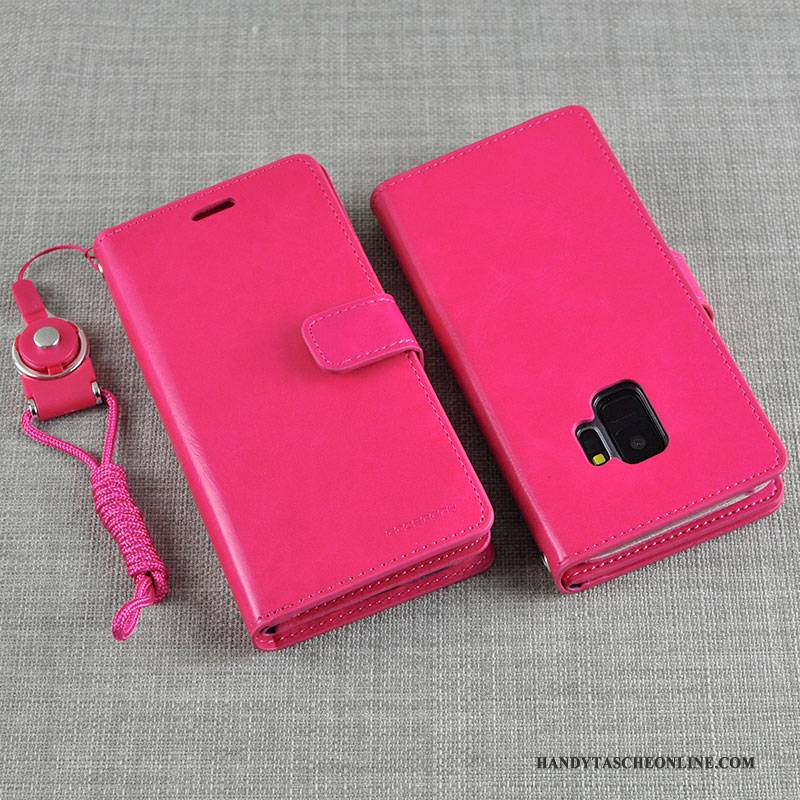 Hülle Samsung Galaxy S9 Lederhülle Lichtfarbe Handyhüllen, Case Samsung Galaxy S9 Silikon Grün