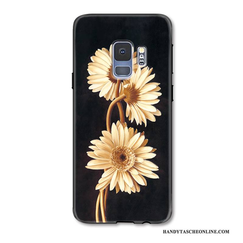 Hülle Samsung Galaxy S9+ Mode Schwarz Trend, Case Samsung Galaxy S9+ Schutz Handyhüllen Kunst